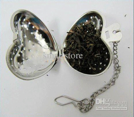 DHGate Seller  tea strainer, stainless steel heart shapped Full-Size Picture